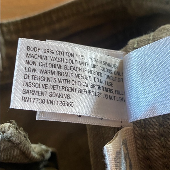 Sailor wide leg pants, olive colored - Picture 10 of 10